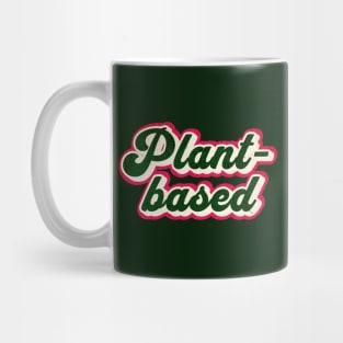 Vintage Plant-Based Graphic Logo Mug